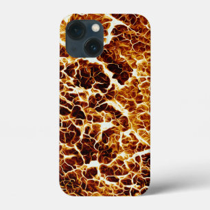 iPhone 13 Mini Coque Faux Hot Lava Texture
