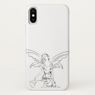 Case-Mate iPhone Case Fée assise avec des ailes...