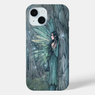 Coque Pour iPhone 15 Fée de la forêt sombre Fantastique Illustrations M
