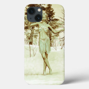 Etui iPhone 13 Fée d'hiver dans l'art fantastique de la forêt enn