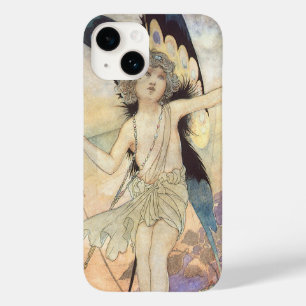 Coque Pour iPhone 14 Fée papillon victorienne vintage par Robinson