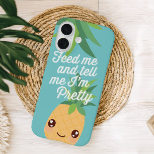 Coque Pour iPhone 16 Feed Me & Tell Me I'm Joty Ananas mignon