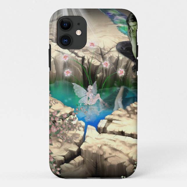 Coques Case-Mate iPhone Féerie en Elven Pond (Dos)