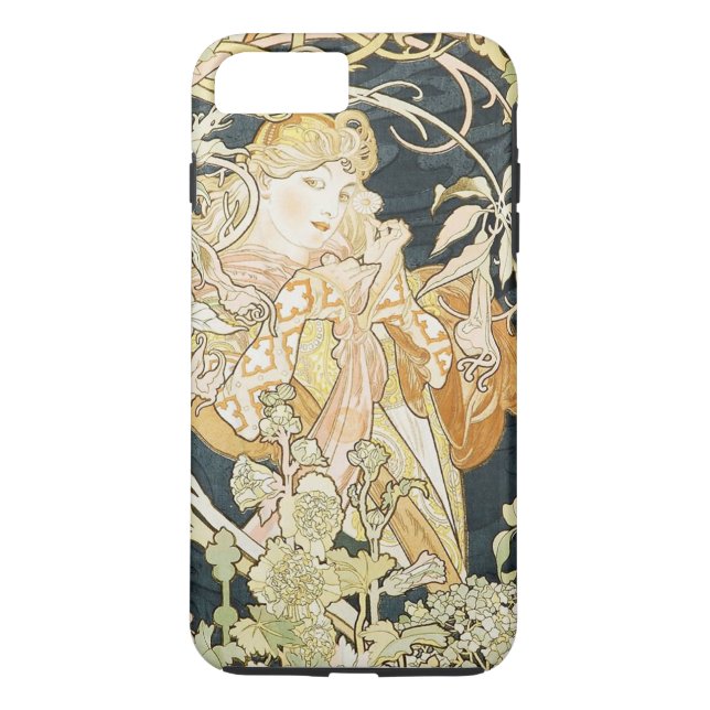 Coques Case-Mate iPhone Femme à la Marguerite de Mucha (Dos)