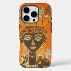 iPhone 16 Pro Case Femme africaine portant panier d'art