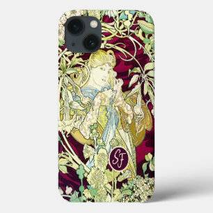 Case-Mate iPhone Case Femme Art Nouveau vintage Avec Marguerite Monogram
