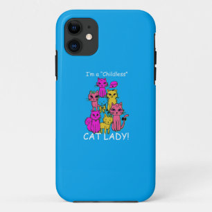 Case-Mate iPhone Case Femme au chat sans enfant - Conception de chats de