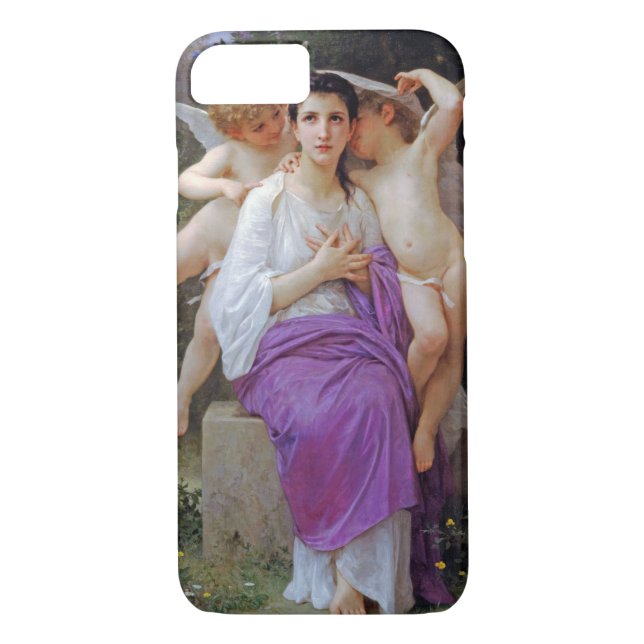 Coques Case-Mate iPhone Femme avec Cupidon, Bouguereau (Dos)