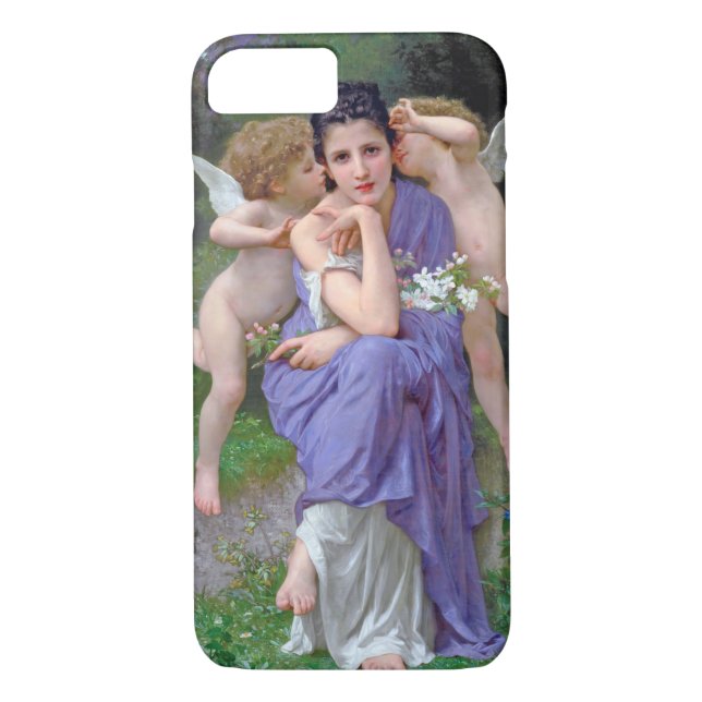 Coques Case-Mate iPhone Femme avec Cupidon, Bouguereau (Dos)