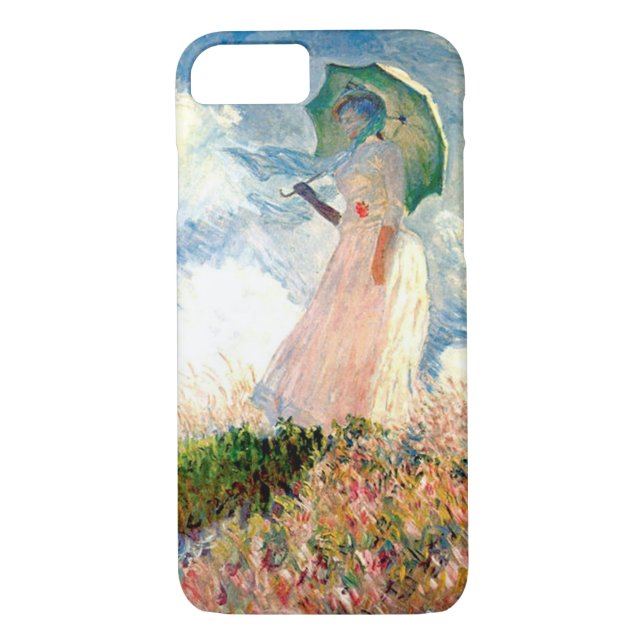 Coques Case-Mate iPhone "Femme avec Parasol Promenade Monet" (Dos)