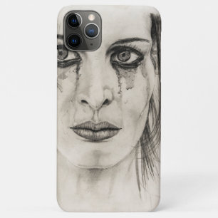 Case-Mate iPhone Case Femme en Plein - Dessin au crayon