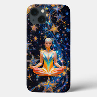 Case-Mate iPhone Case Femme méditative - Galaxie mystique