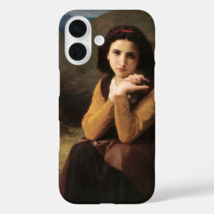 Coque Pour iPhone 16 Femme Mignonne de Jeune Femme par Bouguereau