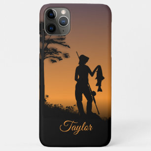 Case-Mate iPhone Case Femme pêcheuse avec nom