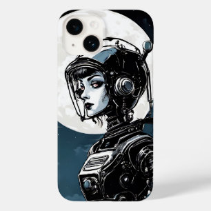 Coque Pour iPhone 14 Femme-robot V
