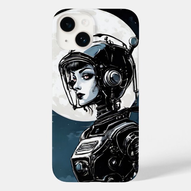 Coques Case-Mate iPhone Femme-robot V (Verso)