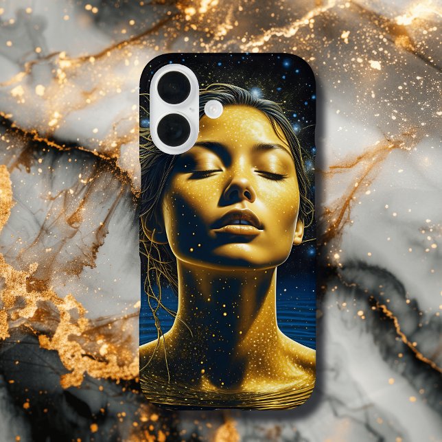 Coques Case-Mate iPhone Femme spirituelle dans l'eau sous les étoiles (Créateur téléchargé)