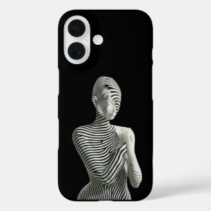 Coque Pour iPhone 16 Femme zébrée