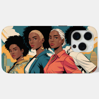 Coque iPhone 15 Pro Max Femmes autonomisées dans la mode urbaine