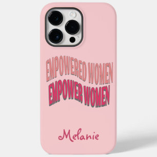 Coque Pour Pour iPhone 14 Pro Max Femmes habilitées habiliter citation peindre le te