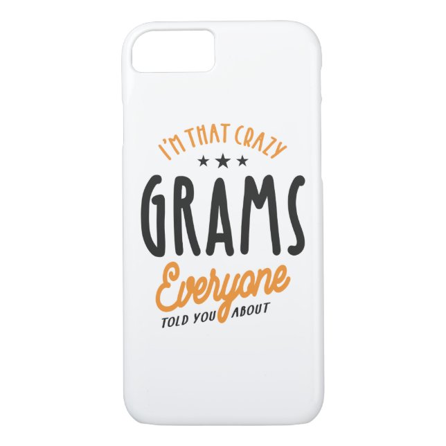 Coques Case-Mate iPhone Femmes Je suis fou Grams Tout le monde (Dos)