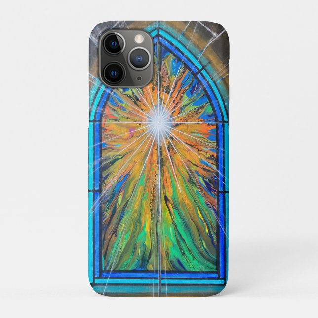 Coques Case-Mate iPhone Fenêtre en verre de l'église Light 3    (Dos)