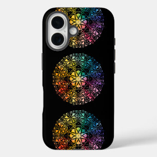Coque Pour iPhone 16 Fenêtre gothique Fierté arc-en-ciel