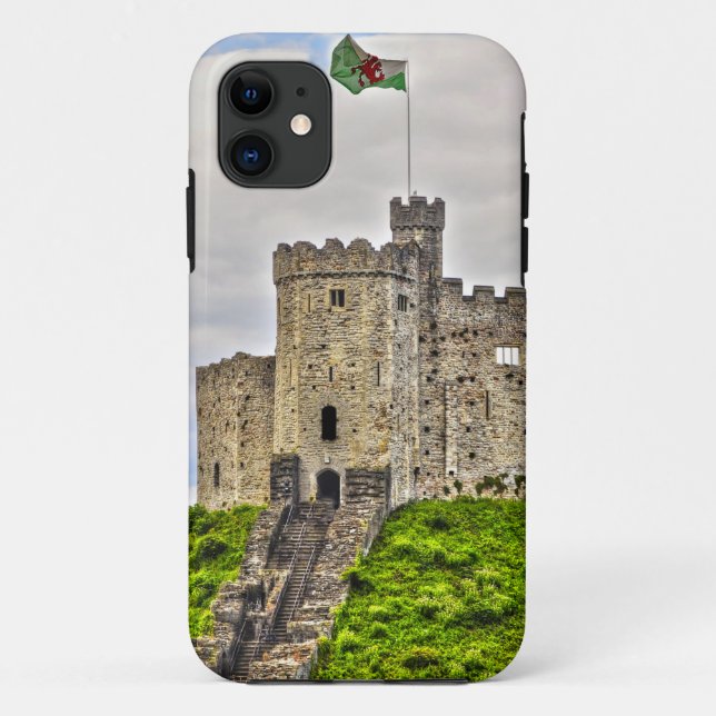 Coques Case-Mate iPhone Fenêtre médiévale du château de Cardiff, Cardiff W (Dos)