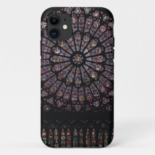 Etui iPhone Case-Mate Fenêtre rose de transept du nord dépeignant la