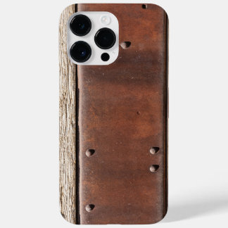 Coque Pour Pour iPhone 14 Pro Max Fer, bois, boulons rendent robuste