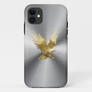 Coque Case-Mate Pour iPhone Fer d'acier d'Eagle d'or