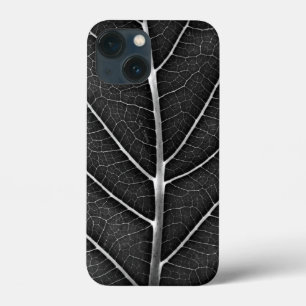 Case-Mate iPhone Case Fermeture de la feuille brillante noire et blanche