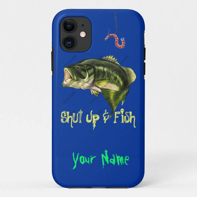 Coques Case-Mate iPhone Fermez et pêchez - la grande basse de bouche (Dos)