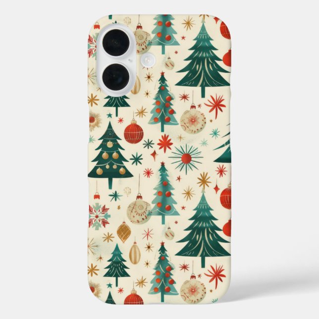 Coques Case-Mate iPhone Festif Vacances d'hiver Motif (Verso)