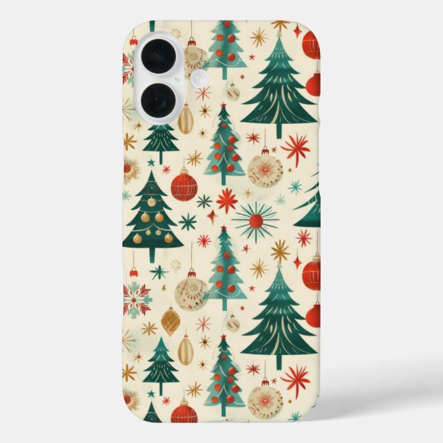 Coques Case-Mate iPhone Festif Vacances d'hiver Motif (Verso)