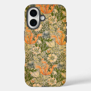 Coque Pour iPhone 16 Festival de fleurs de William Morris Spring Compto