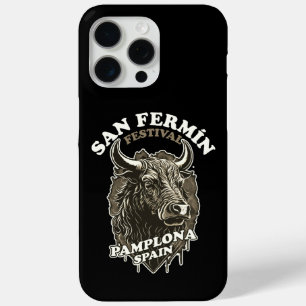 Coque iPhone 15 Pro Max Festival San Fermin - La Course Des Bulls