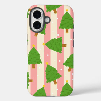 Coque Pour iPhone 16 Festive Christmas tree iPhone / iPad case