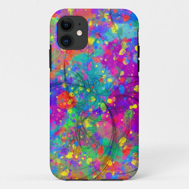 Coques Case-Mate iPhone Fête colorée (Dos)