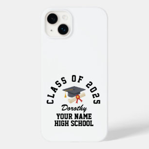 Coque Pour iPhone 14 Plus Fête de fin d'études personnalisée au lycée