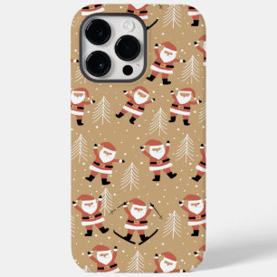 Coque Pour Pour iPhone 14 Pro Max Fête de Noël Père Noël Snowy