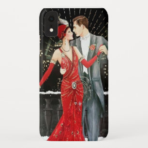 Case-Mate iPhone Case fête de Noël rétro Art déco