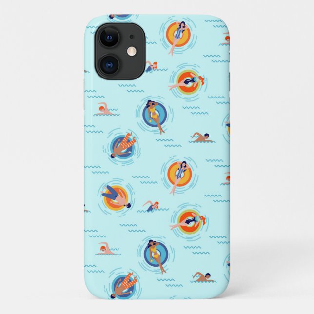 Coques Case-Mate iPhone Fête de piscine d'été amusant au soleil (Dos)