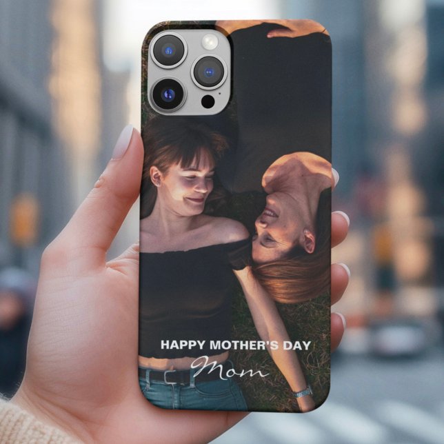 Coques Case-Mate iPhone Fête des mères Mon meilleur ami Photo personnalisé (Créateur téléchargé)