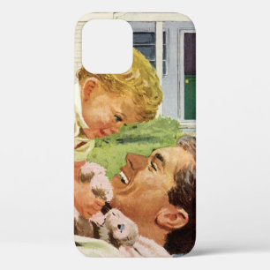 Case-Mate iPhone Case Fête des pères vintage, Happy Family dans les banl