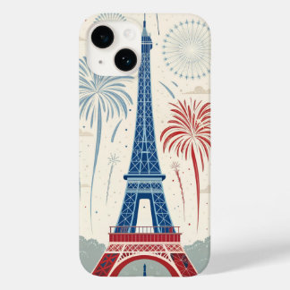 Coque Pour iPhone 14 Fête nationale française. 14 juillet chaque année