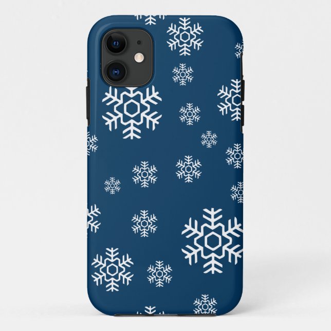 Coques Case-Mate iPhone Fêtes de neige d'hiver (Dos)
