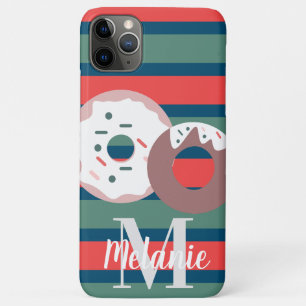 Case-Mate iPhone Case Fêtes de Noël des beignets et des rayures