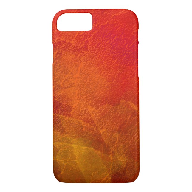 Coques Case-Mate iPhone Feu - Bright Orange Rouge Jaune Abstrait Art (Dos)