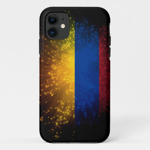 Coques Pour iPhone Feu d'artifice de drapeau de la Colombie